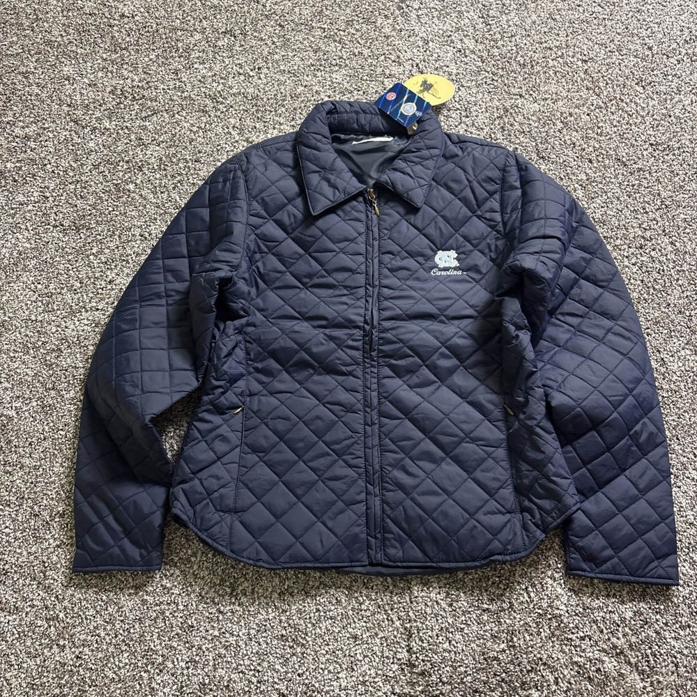 North Carolina Tarheels Women's Lady Vesi Quilted Full Zip Puffer Jacket Medium